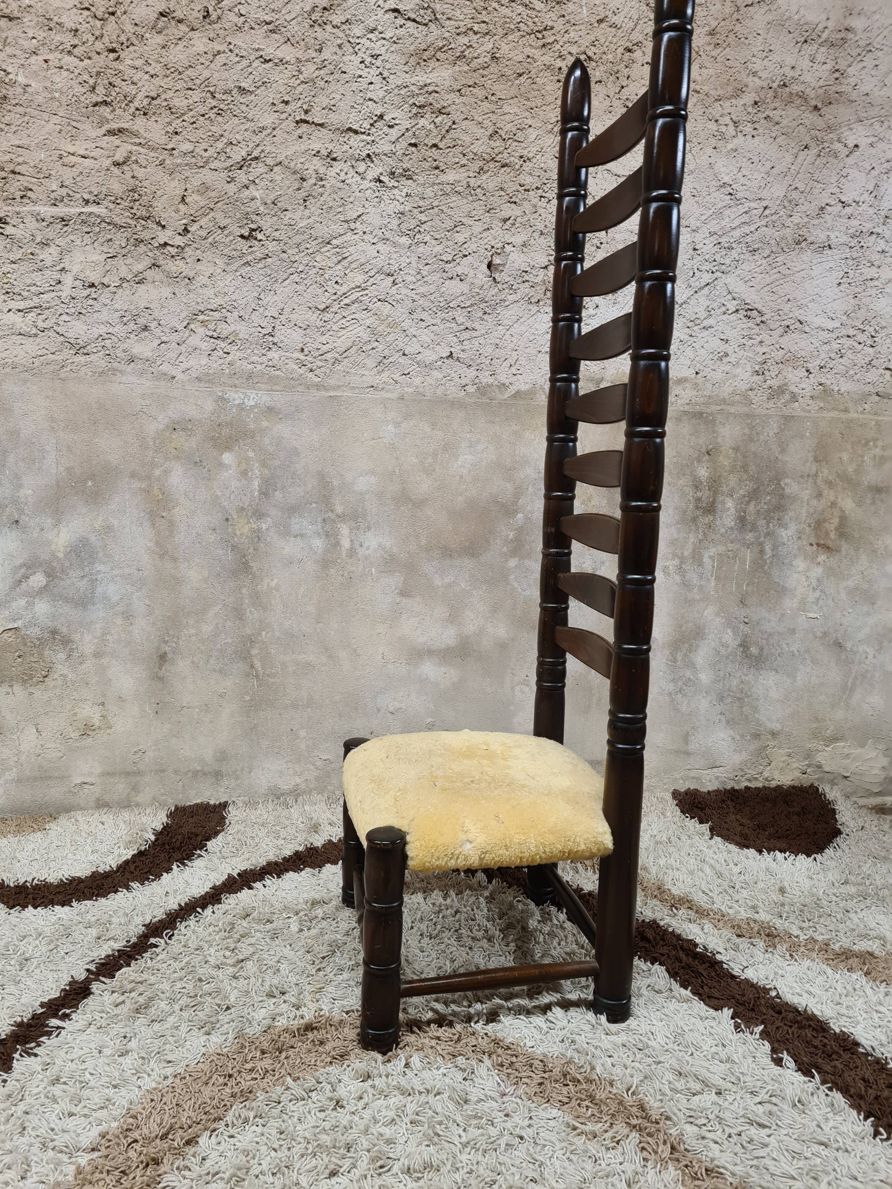 Vintage 1960s Safari Hall Chair