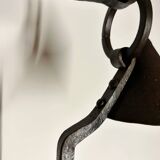 Large brutalist design candle holder from the 60s
