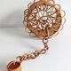 Handcrafted Bamboo and Rattan Pendant Lamp, Spanish Modernist, 1960s