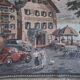 Antique tapestry from lake wolfgang, austria, 1930s-40s.