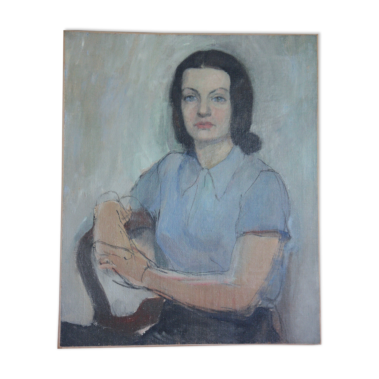 Portrait of a woman from the 60s