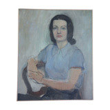 Portrait of a woman from the 60s