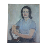 Portrait of a woman from the 60s