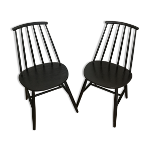 paire de chaises scandinave