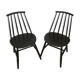 Paire de chaises scandinave Hagafors 1950