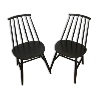 Paire de chaises scandinave Hagafors 1950