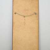 Mirror with teak frame