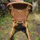 Adult chair wicker and bamboo