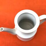 Art deco style coffee pot white porcelain
