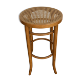 High stool in cannage