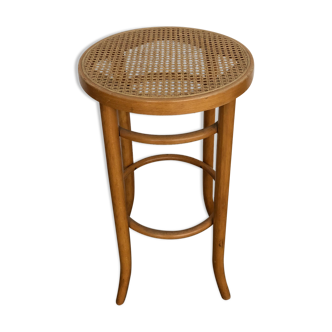 High stool in cannage