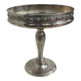 Fruit cup on silver metal stand