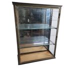 Old 19th century brass shop window