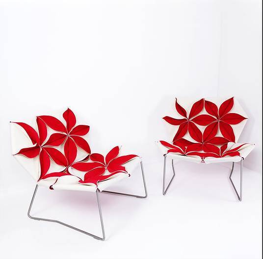 Pair of "Antibodi" lounge chairs by Patricia Urquiola for Morosso