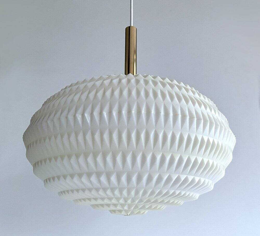 Vintage scandinavian pendant light , 1960s