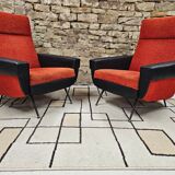 Pair of vintage 70s armchairs