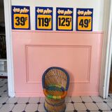 Fauteuil enfant rotin et cordage