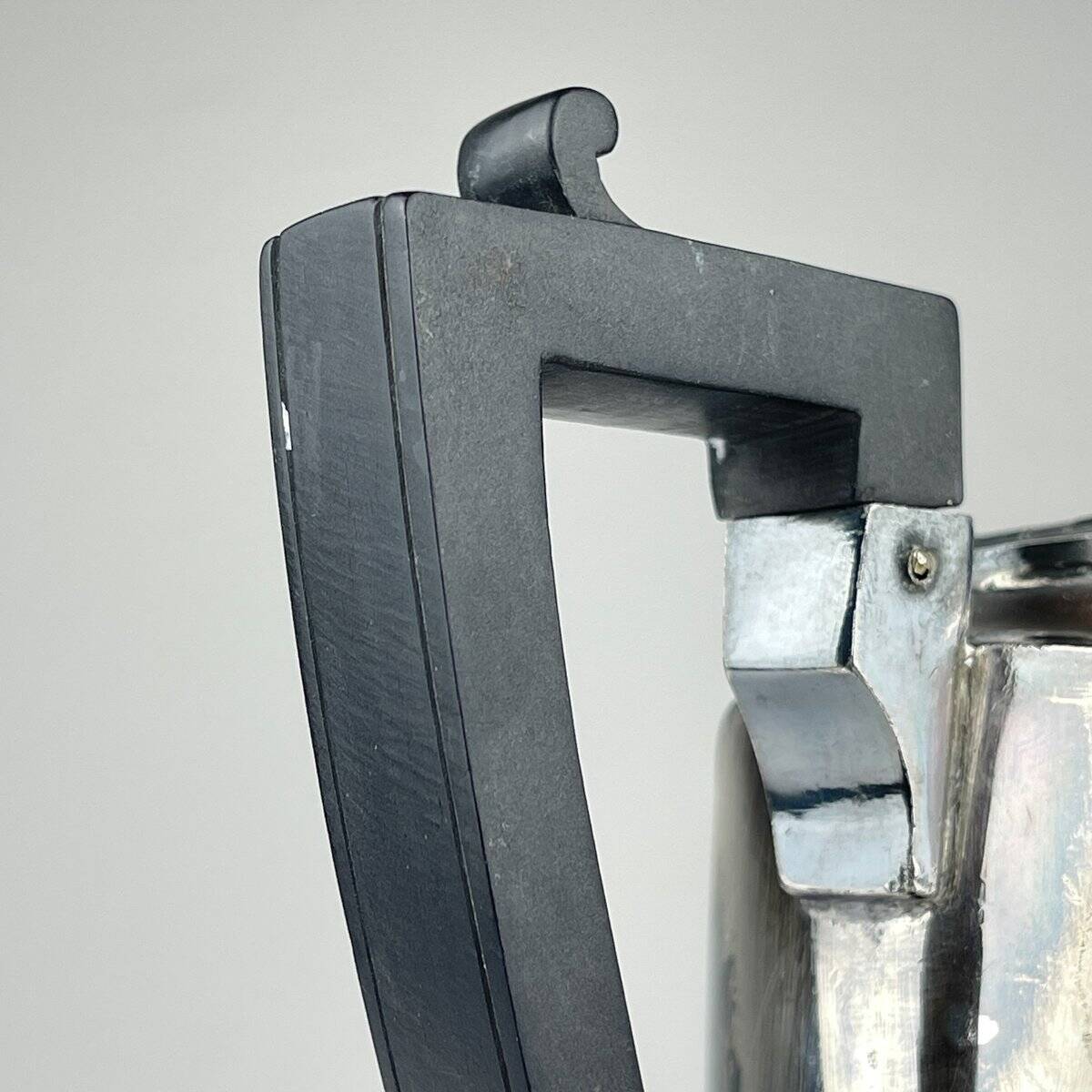 Antique silver-plated coffee pot from Sheffield, 1890s.