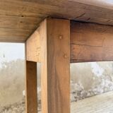 Walnut farmhouse table 2.10m from the 50s