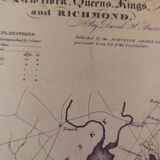 Historic map of New York in 1829