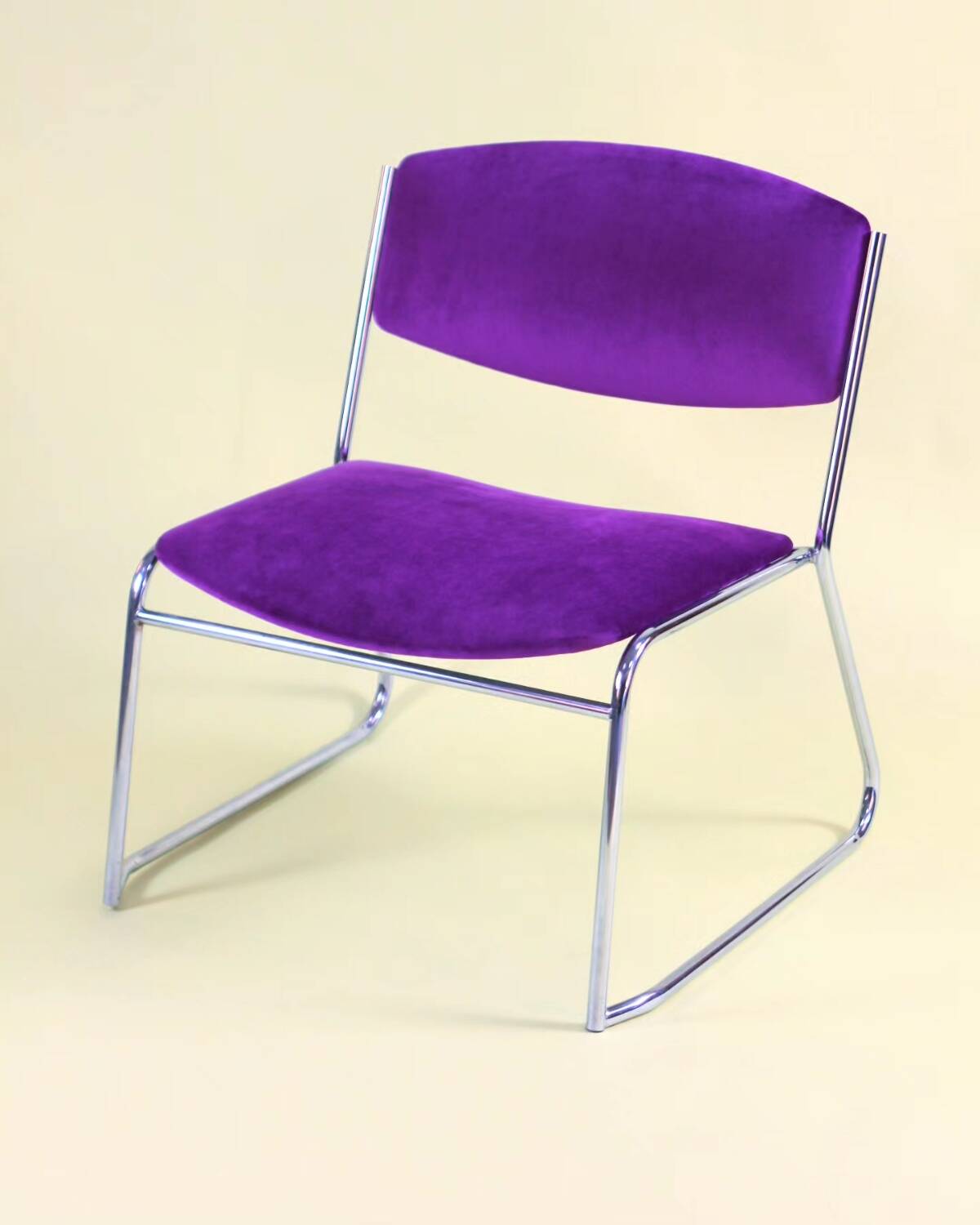 Tubular fireside chair from the 70s