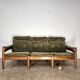 Three-seater oak sofa by E. Merthen, Ire Møbler, Sweden, 1960s