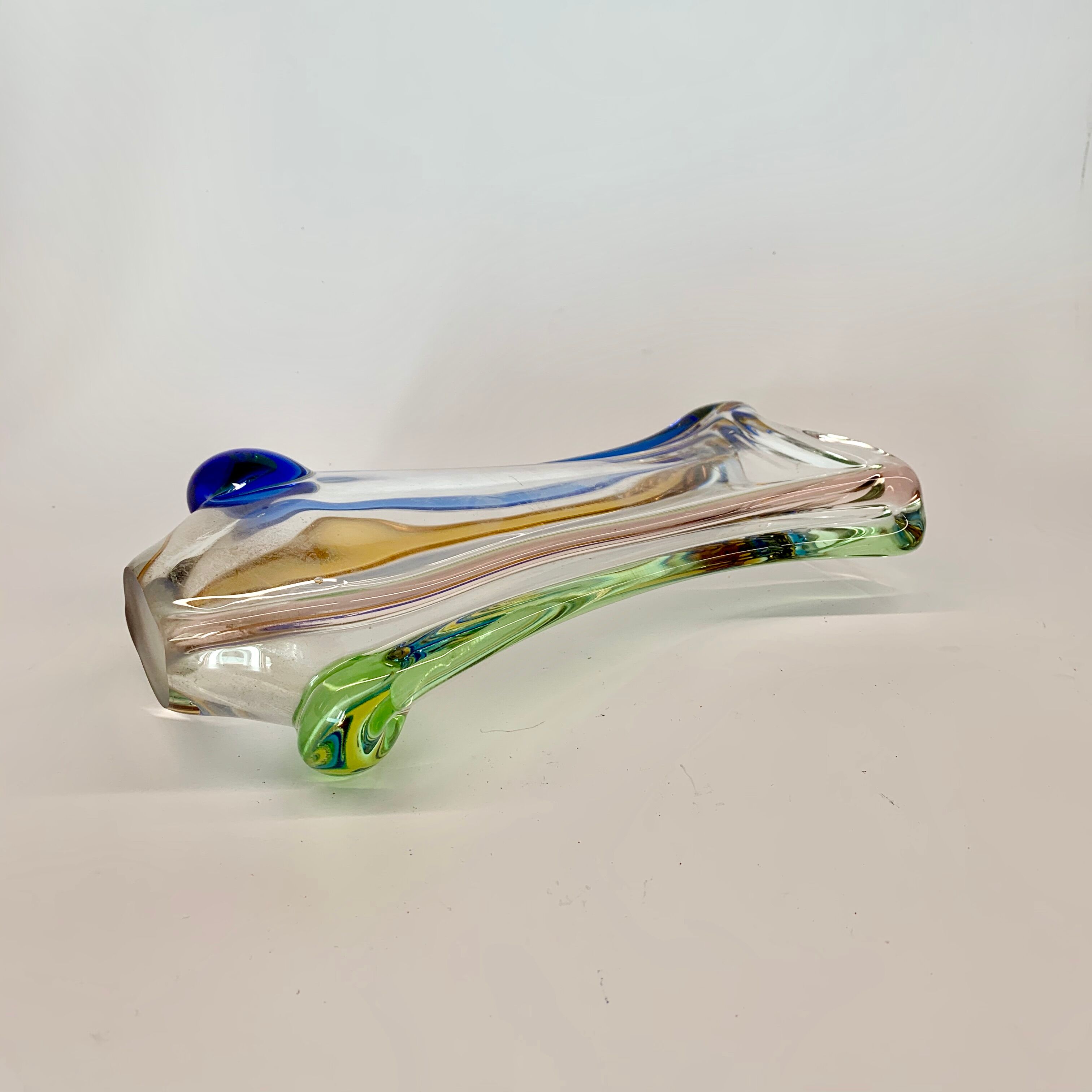 Glass vase Rhapsody  by František Zemek, 1960 s