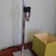 Lampe Stéphane Davidts modèle Faras chrome satiné, abat jour vert amande - Belgique