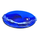 Blue glass dish