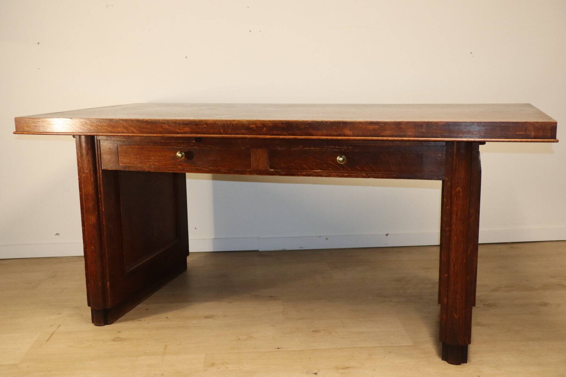 Bureau Moderniste en chêne époque Art Déco, 1940