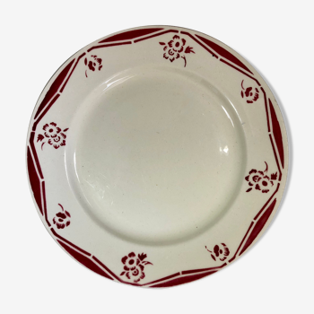 Lot de 7 assiettes plates Badonviller