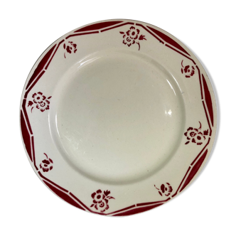 Lot de 7 assiettes plates Badonviller