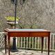 Flat desk in solid mahogany from the 19th century.