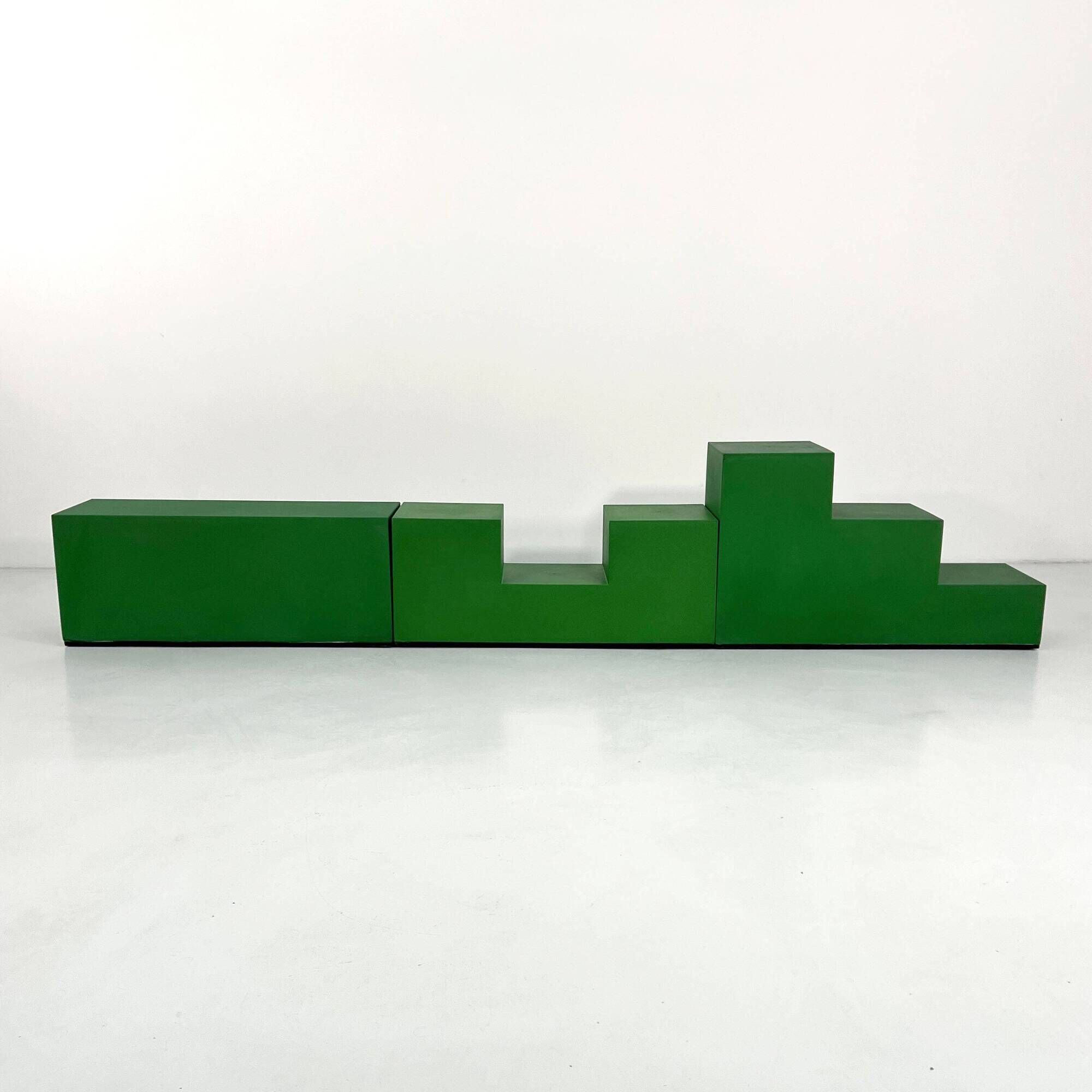 Set of 3 coffee tables Gli Scacchi by Mario Bellini for B&B Italia.