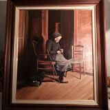Painting on canvas "Inside"