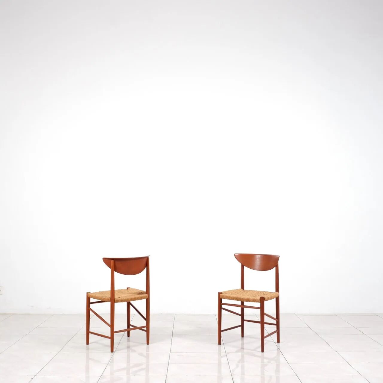 Ensemble de 4 chaises de salle à manger "316" par Hvidt & Molgaard-Nielsen en teck