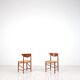 Ensemble de 4 chaises de salle à manger "316" par Hvidt & Molgaard-Nielsen en teck