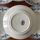 Set of 6 deep plates, ironstone, Moulin des Loups model Cardèr.