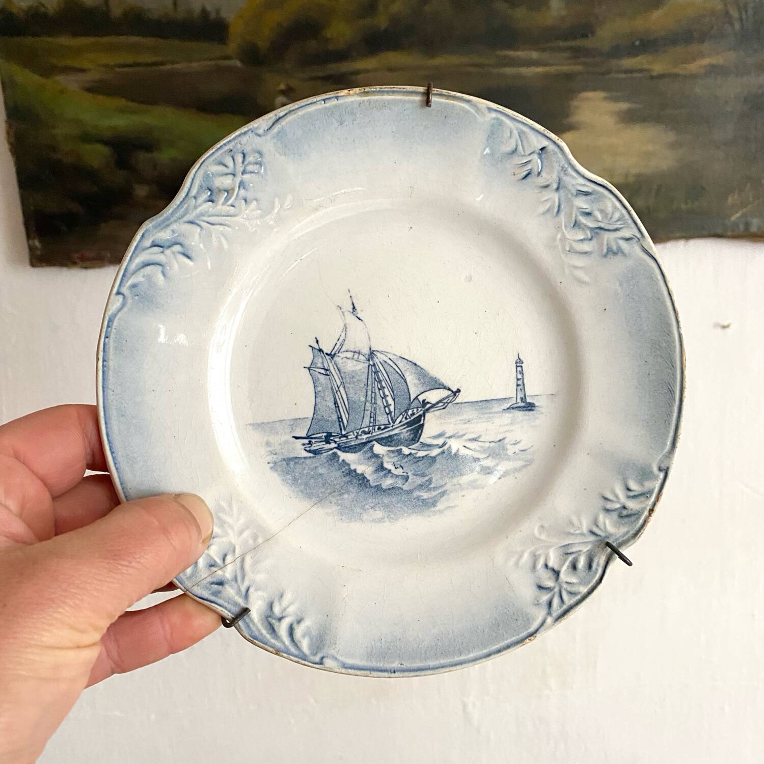 Orchid plate "Marine"