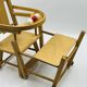 Chaise haute poupée vintage en bois transformable trotteur