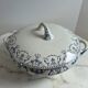 Antique soup tureen Lunéville KG Collection Moustiers, Ironstone