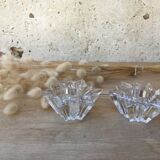 Pair of star candle holders