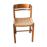 Chair made of wood and rope