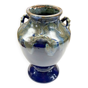 Ancien vase grès signé Maure