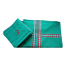 Embroidered tablecloth and napkin set