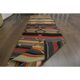 1970s Vintage Turkish Oushak Handmade  Colorful Runner Rug 84x275