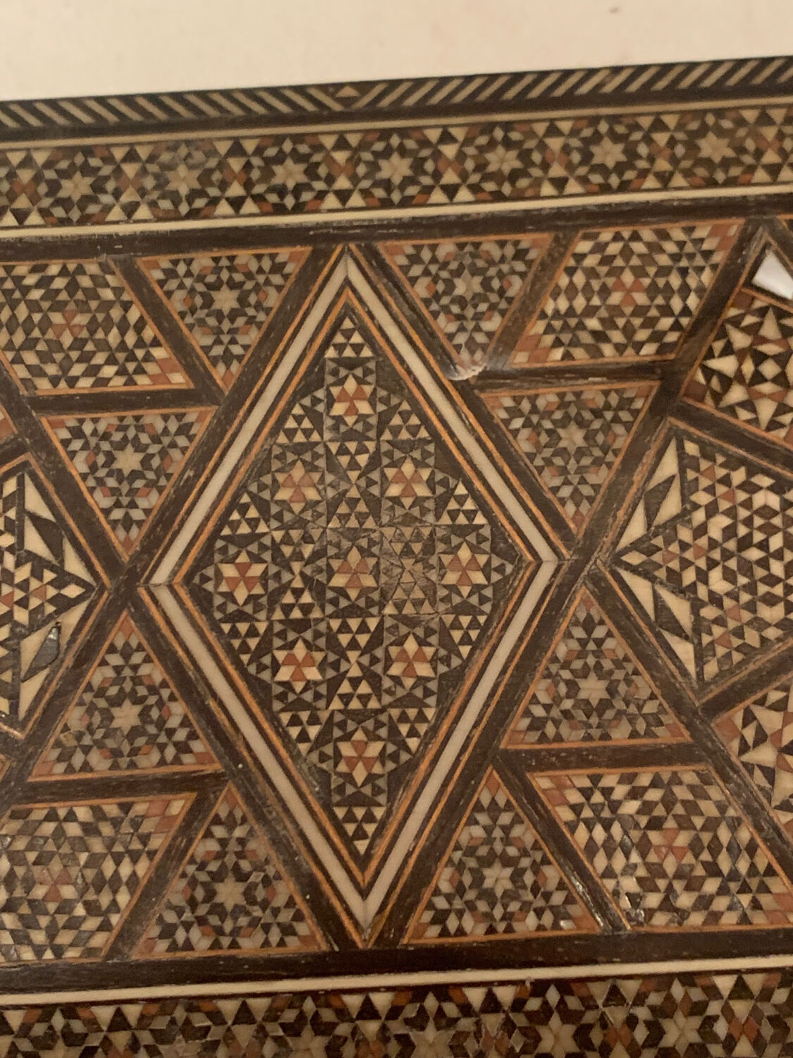 Coffret marqueterie