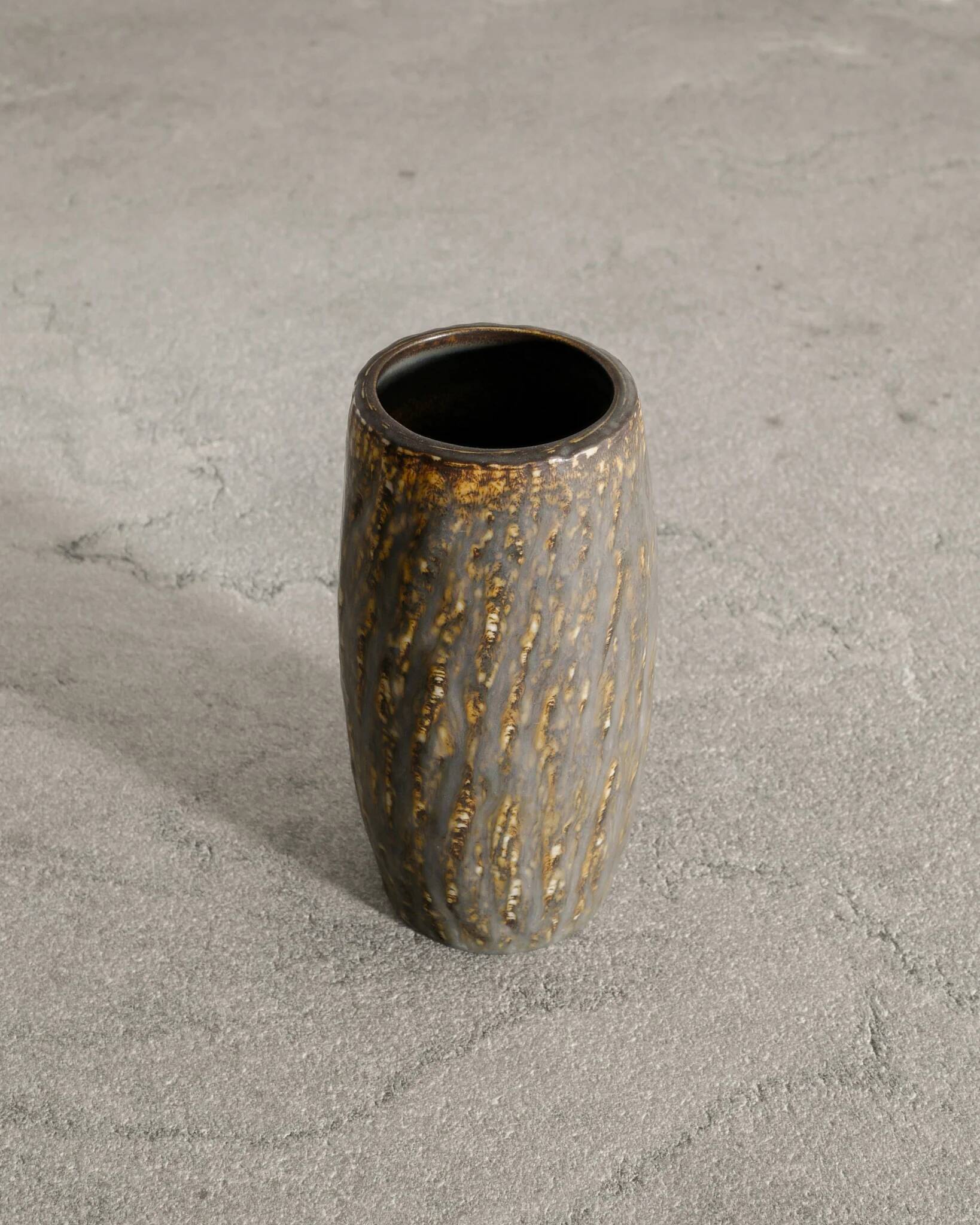 Vintage Swedish Mid Century Ceramic Rubus Vase by Gunnar Nylund, 1950s