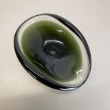 Large 1,5kg Murano Sculptural Glass Element Shell Ashtray Murano, Italy, 1970