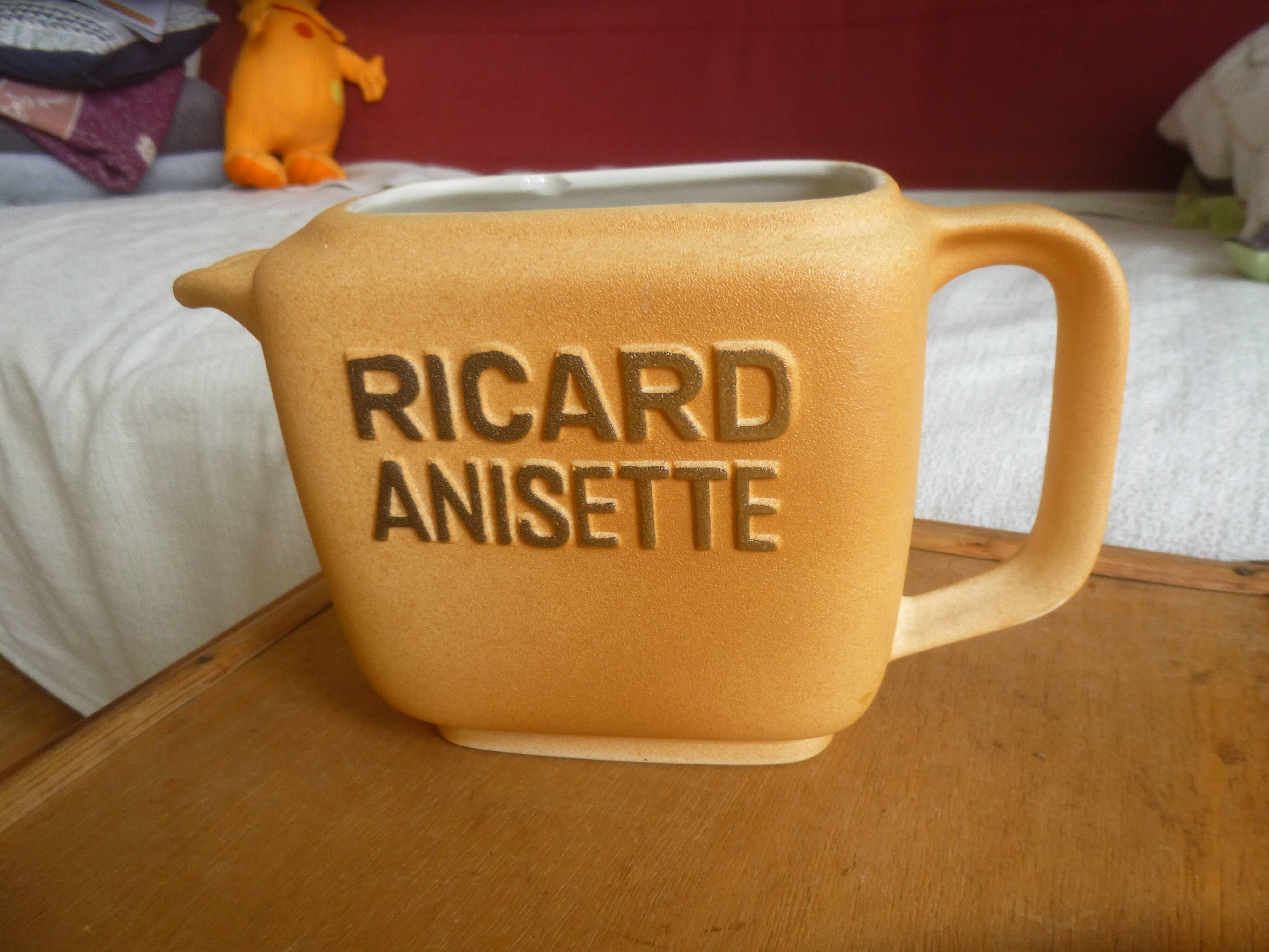 Ricard anisette water pitcher